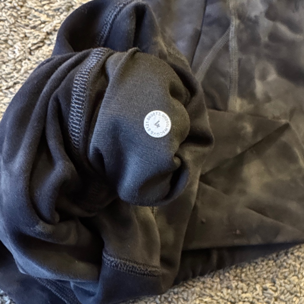 Lululemon Black Tie-Dye Leggings size 4 - Picture 2 of 5